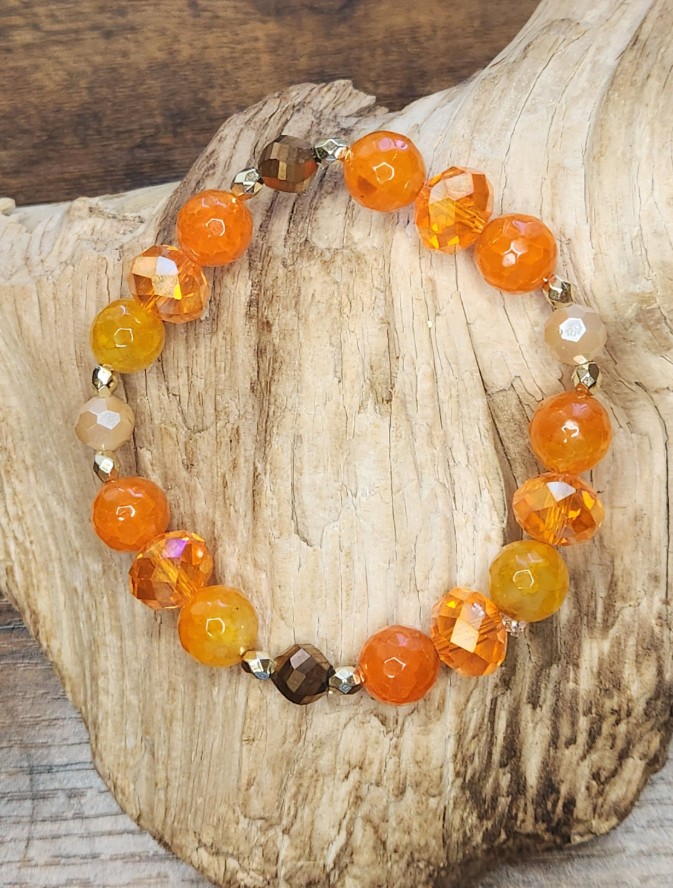 Bracelet en perles de verre